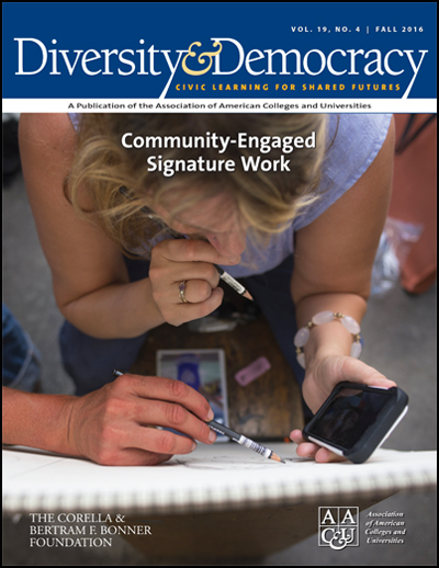 Diversity & Democracy: Community-Engaged Signature Work (Fall 2016)