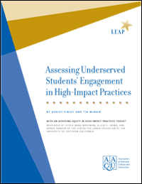 Assessing Underserved Students' Engagement in High-Impact Practices (limit one per person)
