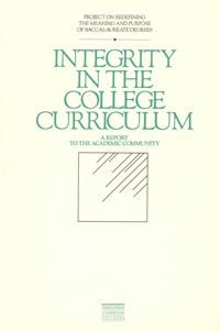 Integrity in the College Curriculum 