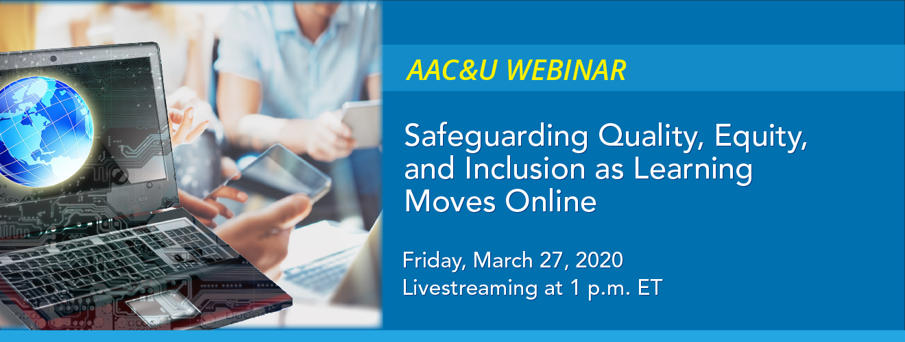 2020 Webinar: Safeguarding Quality, Equity, and Inclusion